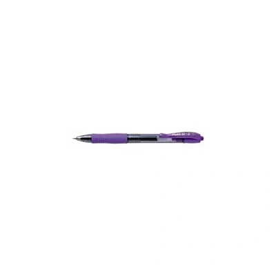 Imagen de Pilot Lote de 6 bolígrafos tinta gel G2 07, punta media, color morado