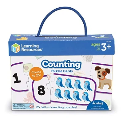 Imagen de Learning Resources Puzles para aprender a contar , preparación preescolar, autocorrección, niños, de 3+ años