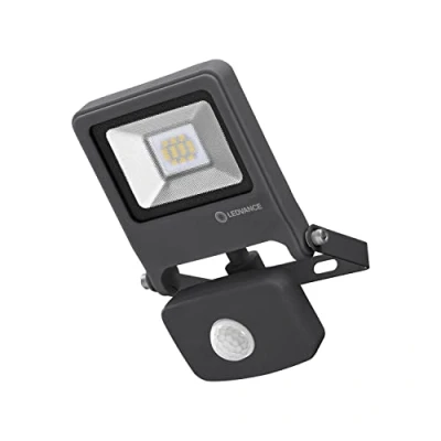 Imagen de Ledvance Foco de luz inundación (sensor, aluminio, 10 W), color gris oscuro