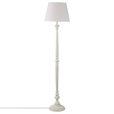 Imagen de ATMOSPHERA CREATEUR D&#039;INTERIEUR Lámpara de pie &#039;Leo&#039; blanco madera A. 153 cm