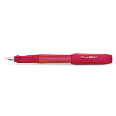 Imagen de Kaweco Collection Perkeo Infrared I pluma estilográfica para cartuchos de tinta, escolar principiantes con mango ergonómico escribir cómodamente, ancho pluma: F (fino)