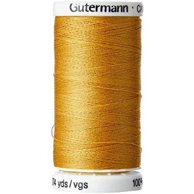 Imagen de Gütermann Sew All Hilo de poliéster, 250 m, Color Dorado (0968), Jeans Gold, 5.5 x 2.7 cm