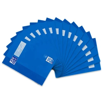 Imagen de Hamelin Paperbrands Oxford 384401625 Lote de 15 libretas líneas (DIN A4, fondo 25, 16 hojas)