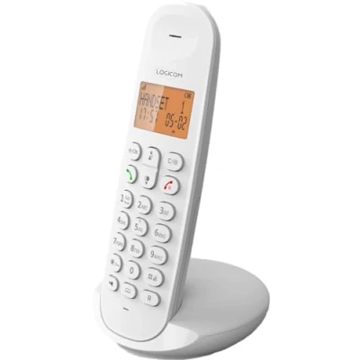 Imagen de Logicom ILOA 150 Teléfono Fijo inalámbrico sin contestador Solo Teléfonos analógicos y DECT Blanco