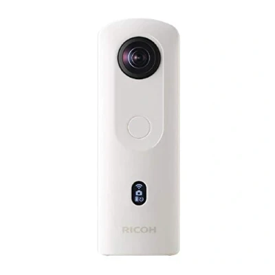 Imagen de Ricoh Theta SC2 Cámara Blanca de 360, Video 4K con estabilización Imagen, Transferencia Datos Alta Velocidad, Hermosa Vista Nocturna bajo Ruido, Delgada y