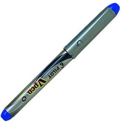 Imagen de Pilot Lote de 6 plumas desechables V Pen borrables, color azul
