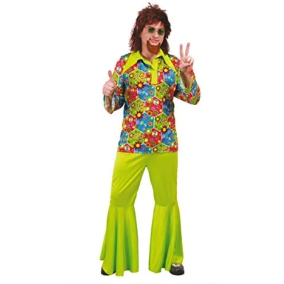 Imagen de FIESTAS GUIRCA Disfraz de Hippie Hombre Adulto Talla L 52 54
