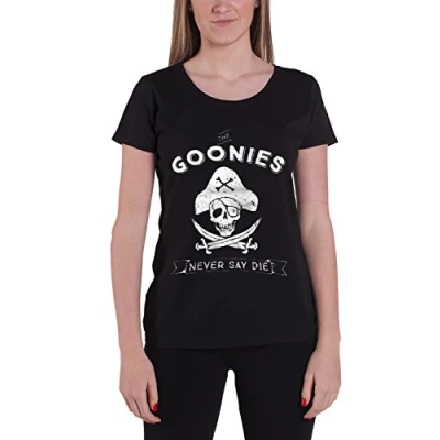 Imagen de Los Goonies Never Say Die Camiseta Negro S