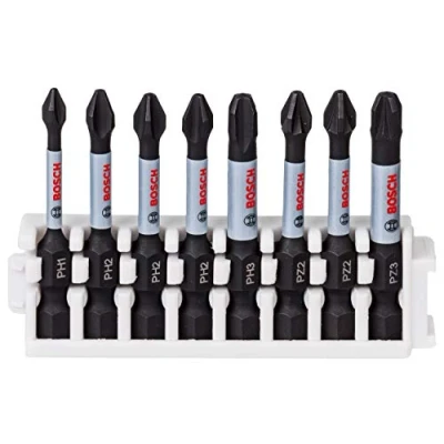 Imagen de Bosch Profesional Set de 8 Puntas atornillar Control Pick and Click, Accesorio para Taladro Impacto, 50 mm