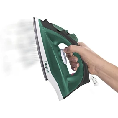 Imagen de BEPER P204FER004 Plancha de vapor, 2200W, 150ml capacidad, 0 15g/min Vapor 0.5g, Temperatura ajustable, Ottanio
