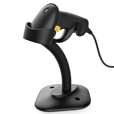 Imagen de Inateck USB Lector de códigos Barras con Soporte, BCST 33
