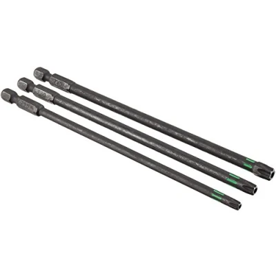 Imagen de kwb Juego de 3 puntas 150 mm Torx TT25, TT30, TT40, Torsion 123344 (TQ 60 acero, zona torsión, ISO 1173, accionamiento C6.3), L