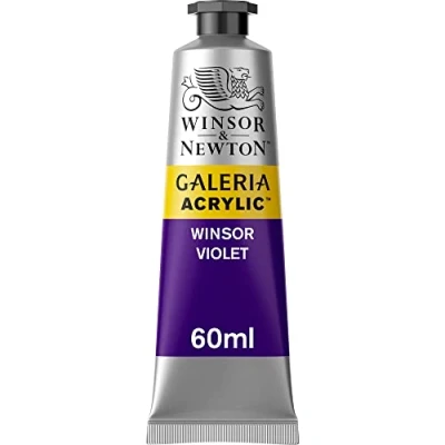 Imagen de Winsor &amp; Newton Galería, Pintura acrílica, Morado (Winsor Violet), 60 ml,