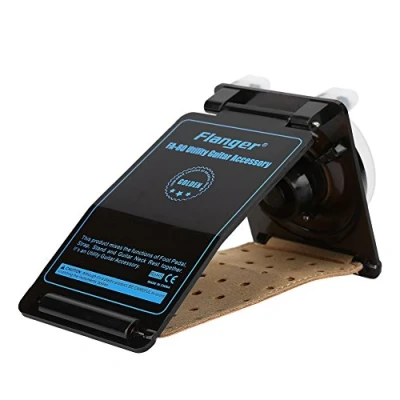 Imagen de Soporte de Guitarra, Accesorio Instrumento Resto del Cuello Cuero la Unidad Central Portátil para los Jugadores Guitarra