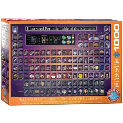 Imagen de Eurographics Illustrated Periodic Table of The Elements Rompecabezas, Multicolor, 48 x 68 cm (6000 0258)