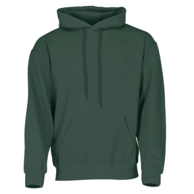 Imagen de Fruit of the Loom Sudadera clásica con capucha y bolsa de tela Myshirt gratis, Botella verde + L