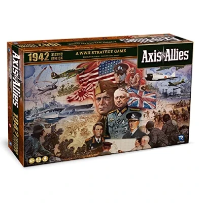 Imagen de Renegade Game Studios Axis &amp; Allies: Segunda edición de 1942 Juego mesa estrategia miniaturas Guerra la Mundial, Renegado, a partir 12 años, 2 5 jugadores, 3 4 horas