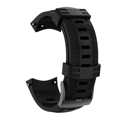 Imagen de INF Correa Compatible con Modelos Suunto Sportwatch 24mm Silicona Blanda Negra