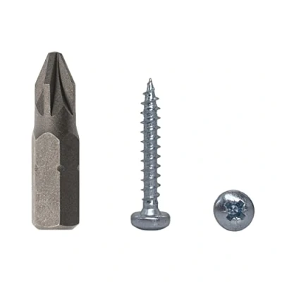 Imagen de 100 tornillos de madera DIN 7981 acero galvanizado 3,0 x 20 mm, aglomerada con cabeza cacerola, tornillo universal Pozi Drive, PZ totalmente roscado (100, mm)