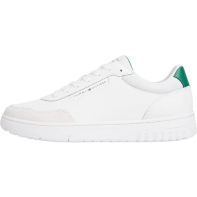 Imagen de Tommy Hilfiger Basket CORE Zapatillas, Hombre, Talla: 43, Ecru Zapatos