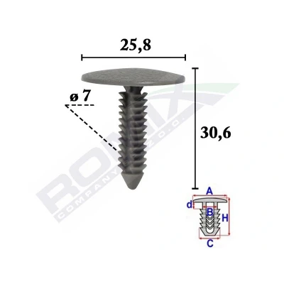 Imagen de ROMIX C70609 Remache expandible