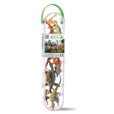 Imagen de Collecta Tubo Mini Dinosaurios Box A1103 (Deqube 901A1103 C)