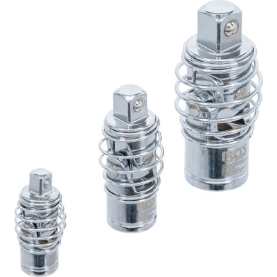 Imagen de BGS 252 Juego de articulaciones cardánicas con muelle 6,3 mm (1/4&quot;) / 10 (3/8&quot;) 12,5 (1/2&quot;) 3 piezas