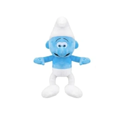 Imagen de Grupo Moya Figura Peluche Los Pitufos 22cm Relleno y Exterior Fabricados con Material 100% Reciclado, Apto para Todas Las Edades (Pitufo)