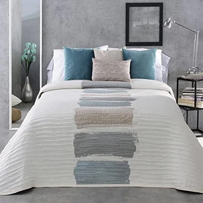 Imagen de Reig Marti Colcha Capa Laker Cama 90 Cm Color Azul C03