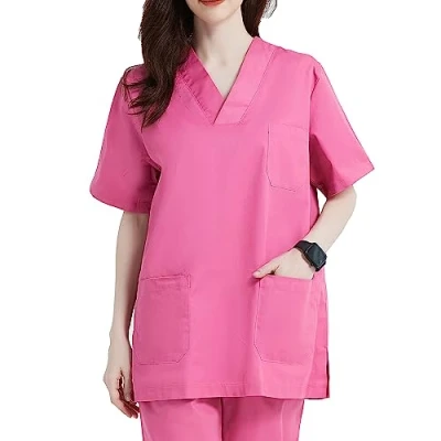 Imagen de MISEMIYA Casaca Unisex MÉDICO Enfermera Uniforme Limpieza Laboral ESTÉTICA Dentista Veterinaria Sanitario HOSTELERÍA Ref.817 3XL, Rosa
