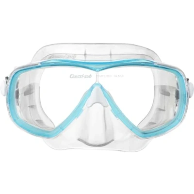 Imagen de Cressi Estrella Mask Máscara de Buceo Silicona Premium, Unisex Adult, Transparent/Pink, One Size
