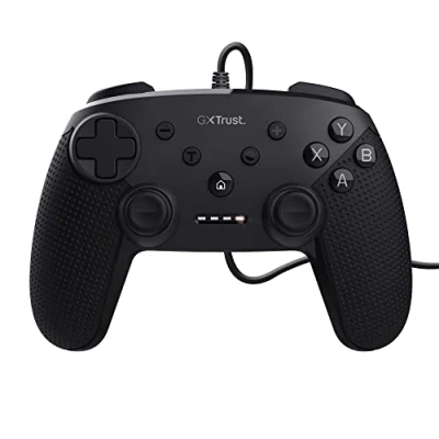 Imagen de Mando Trust Muta, Para PC, Controlador USB 3m, Windows 10/11, Negro