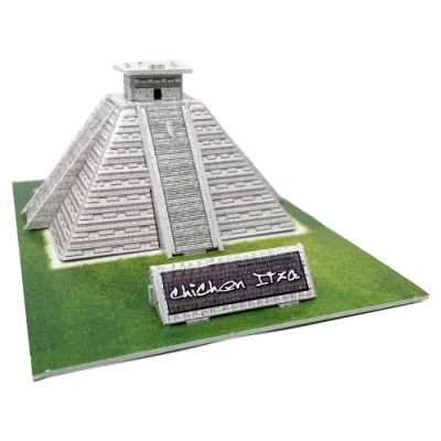 Imagen de Rompecabezas 3D de edificio famoso (pirámide Maya)