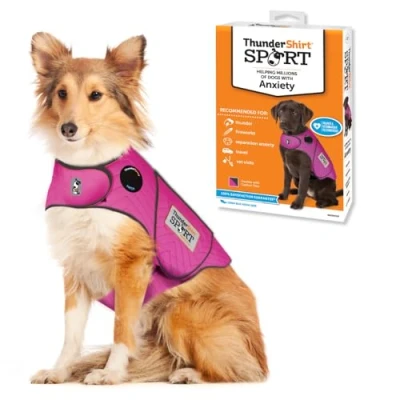 Imagen de Thundershirt Chaqueta para Perros ansiedad, Fucsia, L Reino Unido