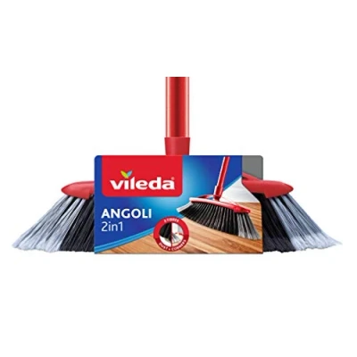 Imagen de Vileda m00006591 Escoba, poliéster, Rojo, 2, Standard, 2 x cm,