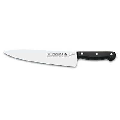 Imagen de 3 Claveles Uniblock Cuchillo profesional cocinero 25 cm