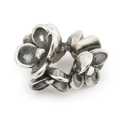 Imagen de Trollbeads Colección Primavera Compuestos Florecientes 2024 Cuentas de Plata, talla única, Plata esterlina, No es una piedra preciosa