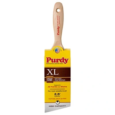 Imagen de Purdy 144424425 XL Pincel de Pintura Alta Capacidad 2 1/2 Pulgadas, Banda Angular, Cola Castor