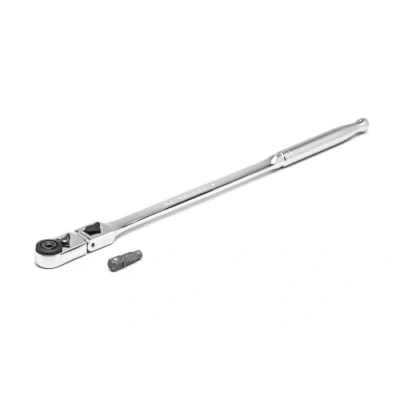 Imagen de GEARWRENCH 81030 Carraca flexible de 72 dientes con cabeza delgada, cierre rápido y accionamiento 1/4&quot;/6,35 mm, 12&quot;/304,8 mm