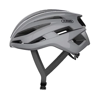 Imagen de ABUS StormChaser Casco de bicicleta ligero y cómodo Para ciclismo deportivo profesional hombre mujer Gris, talla S