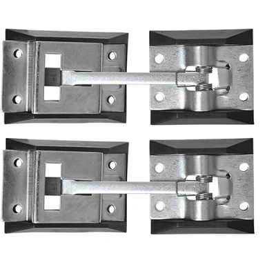 Imagen de blntackle76 Juego de 1 4 topes Puerta con Pieza sujeción, Soporte Solapa para Caravana, Autocaravana, Remolque, Barco, Cerradura Entrada, RV (2 Piezas)