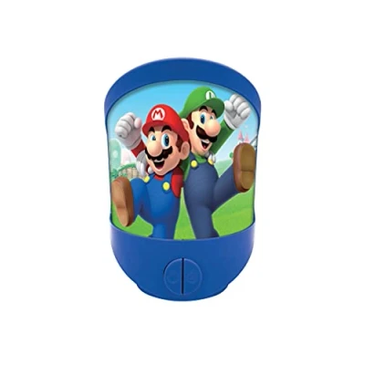 Imagen de Lexibook, Super Mario, luz nocturna para habitación infantil, suave, funciona con pilas, NLJ20NI