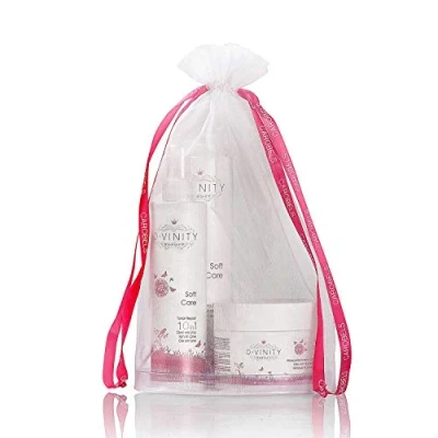 Imagen de D.VINITY Kit Belleza Soft Care Pack Regalo para Mujer, Champú, Mascarilla, Acondicionador Sin Aclarado, Cabellos Sensibles, Parabenos Ni Siliconas