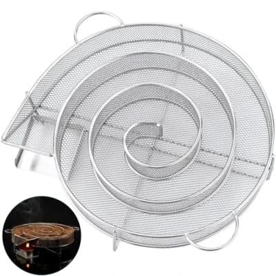 Imagen de UMIWE generador de humo frío, acero inoxidable, espiral incienso con mango, frío para horno ahumar, barbacoa