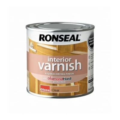 Imagen de Ronseal Barniz de secado rápido rslivgcl250 Clear Gloss interior