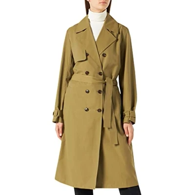 Imagen de The Drop Gabardina Noa para Mujer, Oliva Martini, S