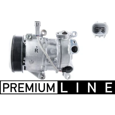 Imagen de MAHLE ORIGINAL ACP 530 000P Compresor de Aire Acondicionado 5TSE10C 12V PAG 46 R134a TOYOTA: Auris Familiar