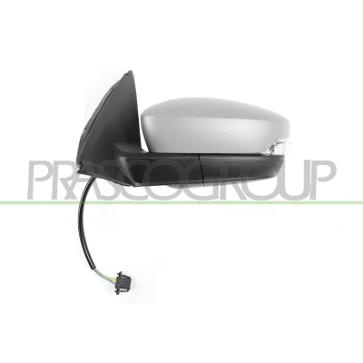 Imagen de Espejo retrovisor Prasco SK3287324 izquierda imprimado eléctrico calefactable, convexo, no tintado SKODA: Fabia III Hatchback