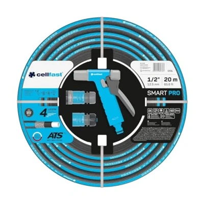 Imagen de Cellfast Set de riego SMART PRO ATS diámetro 1/2&quot;(12,5mm) con una longitud 20 metros.