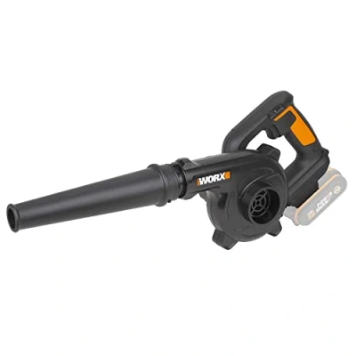 Imagen de Soplador Ligero 20V Máx. WORX PowerShare WX094.9 No Incluye batería ni Cargador 3 velocidades, ergonómico y Potente Ideal para soplados de Taller Negro